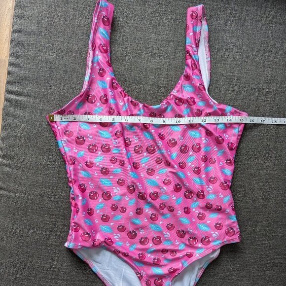 NWT Little Victory x Hayley Elsaesser Dark Cherry Print One Piece Swimsuit - Picture 7 of 11